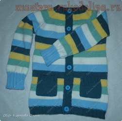Майсторски клас по плетене пуловер с реглан ръкав за деца 3-4 години