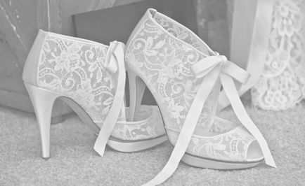 Мода сватбени обувки снимка