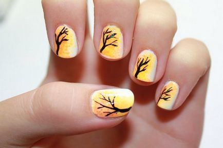 Fashion Nails шарени 2017-2018 - снимка идеи, красив маникюр с модел на къси и дълги