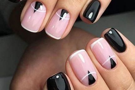 Fashion Nails шарени 2017-2018 - снимка идеи, красив маникюр с модел на къси и дълги