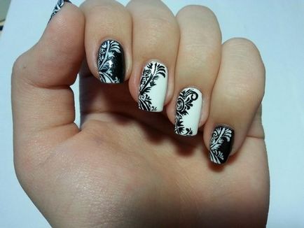 Fashion Nails шарени 2017-2018 - снимка идеи, красив маникюр с модел на къси и дълги