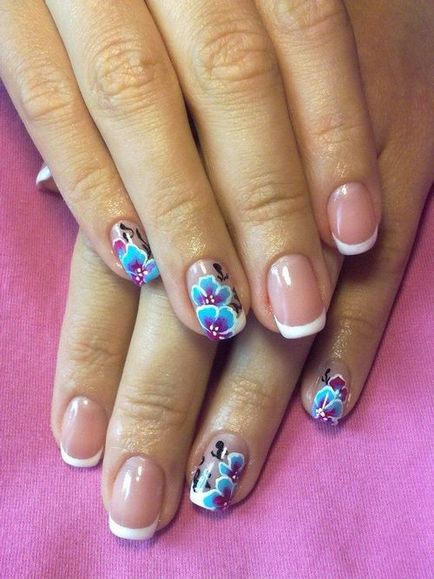 Fashion Nails шарени 2017-2018 - снимка идеи, красив маникюр с модел на къси и дълги