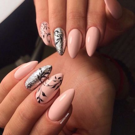 Fashion Nails шарени 2017-2018 - снимка идеи, красив маникюр с модел на къси и дълги