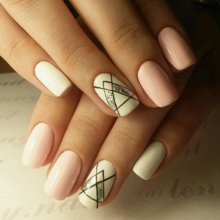 Fashion Nails шарени 2017-2018 - снимка идеи, красив маникюр с модел на къси и дълги