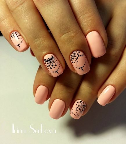 Fashion Nails шарени 2017-2018 - снимка идеи, красив маникюр с модел на къси и дълги