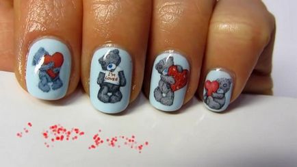 Fashion Nails шарени 2017-2018 - снимка идеи, красив маникюр с модел на къси и дълги