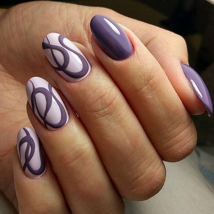 Fashion Nails шарени 2017-2018 - снимка идеи, красив маникюр с модел на къси и дълги