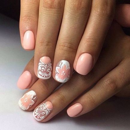 Fashion Nails шарени 2017-2018 - снимка идеи, красив маникюр с модел на къси и дълги