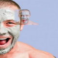 Мъж крем за лице против бръчки, анти-стареене
