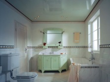 Окачен таван в банята - плюсове и минуси, особено при избора на