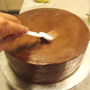 Cording торта както капак торта мастика