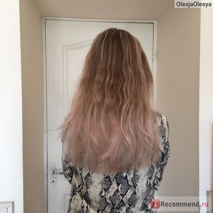 Оцветяването Омбре коса (Ombre balayazh, разтягане цвят) - 