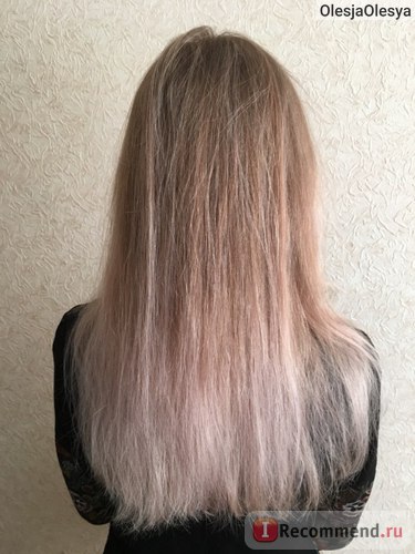 Оцветяването Омбре коса (Ombre balayazh, разтягане цвят) - 