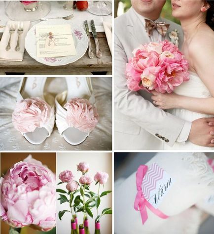 Оригинална украса сватба, мода цветови тенденции през 2012 г., положителна онлайн списание