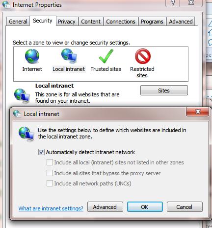 Изключването на сигнал за сигурността в Windows 7, Windows за системни администратори