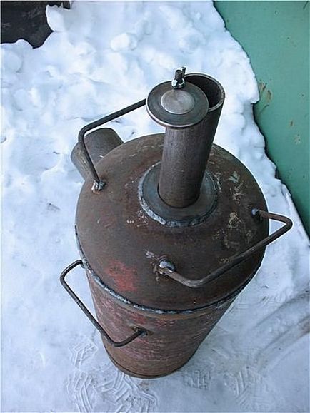 Фурна газова бутилка с ръцете си - bubafonya, готварска печка и ракета