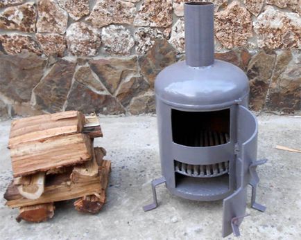 Фурна газова бутилка с ръцете си - bubafonya, готварска печка и ракета