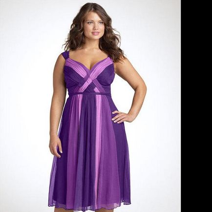 Облечи за сватба за жени със затлъстяване - какво да отиде на събитието