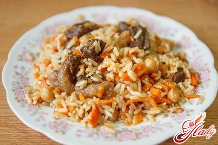 Пилаф рецепта за говеждо месо (говеждо пилаф рецепта вкусно готвене) Пилаф с говеждо рецепта