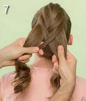 Прическа за бала дълга коса със собствените си ръце