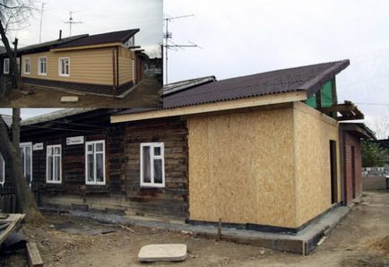 Разширяването на обхвата на дървена къща