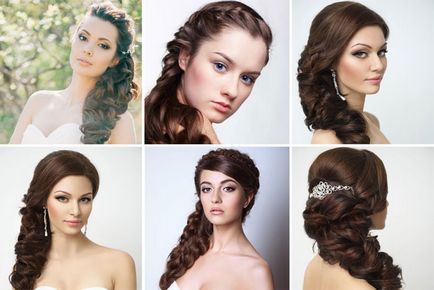 Simple сватба прическа - възможности за коса с различна дължина, видео цех, фото
