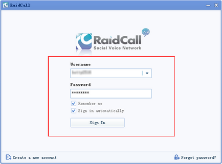 Raidcall - 100% безплатна програма за групови комуникационно-съобщения, група комуникация и глас