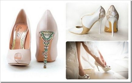 Препоръки относно избора на обувки за сватбена рокля на булката