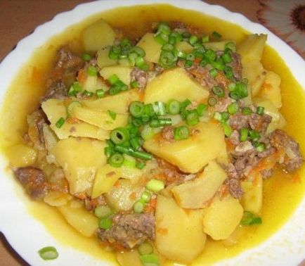 Рецепти картофи задушени в multivarka - топ - 4 рецепта със снимка