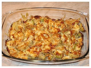 Рецепта тиквички яхния с картофи