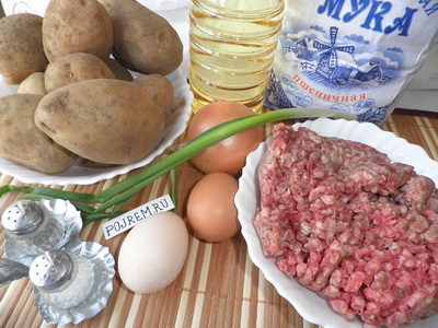 Рецепта за картофено руло с кайма - стъпка по стъпка рецепта за това как да се готви със снимки