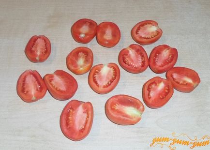 Рецепта за салата от пържени гъби и домати
