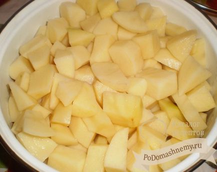 Рецепта картофена яхния с говежди черен дроб