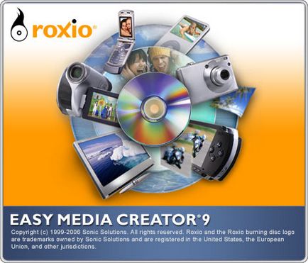 Roxio лесни медии създател 9