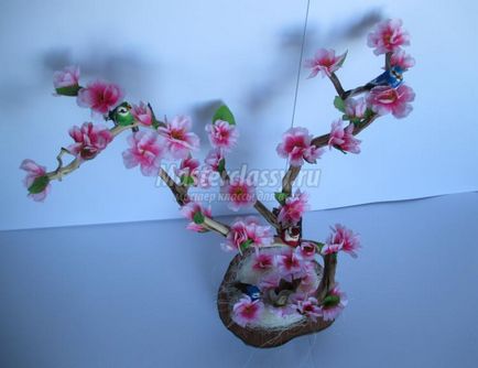 Сакура от изкуствени цветя