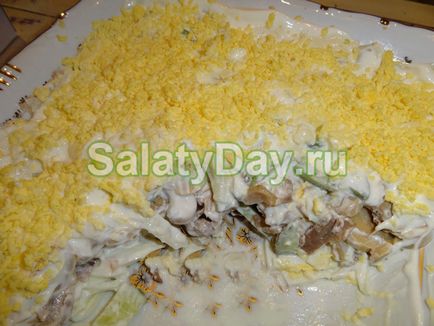 Пилешки салата с гъби - вкусни и подходящи за всяка диета рецепта със снимки и видео