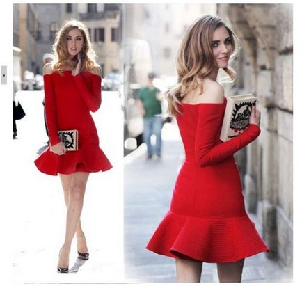От това, което да носи червена рокля - снимка модни снимки - женския гардероб - стилни снимки, снимки - Fashion