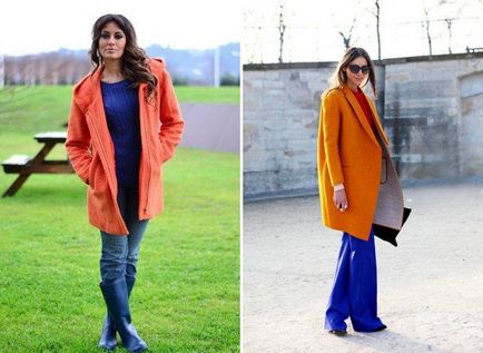 От какво да се носят модни оранжево сако 50 лъкове (снимка)