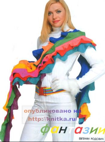 игли шал, 44 модели с описанието и диаграми на плетиво, плетиво за деца