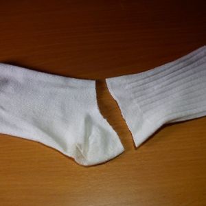 снежен човек чорап