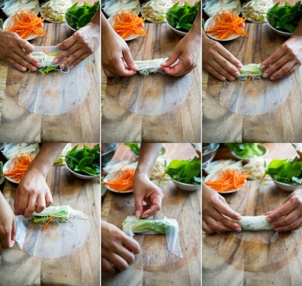 Пролетни рулца рецепта със снимки как да се направи ролки от оризова хартия - идеи