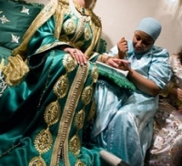 Марокански стил сватбени елементи светъл интериор