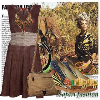 Safari стил в дрехите и се отличава 50 примери в снимката!