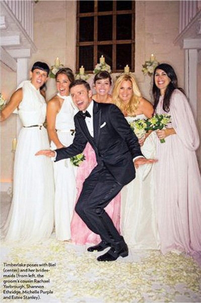 Сватбата Dzhastina Timberleyka и Джесика Бийл, красива сватба, оригинала, необичайни, стилни