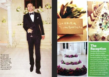 Сватбата Dzhastina Timberleyka и Джесика Бийл, красива сватба, оригинала, необичайни, стилни