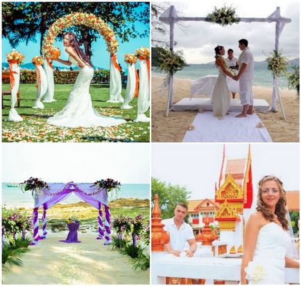 Сватбената церемония в Тайланд организация, формализирането на брака, цени и снимки