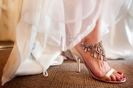 Сватбени сандали (58 снимки) сандали сватба, бели и високи токчета