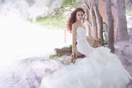 Сватбена рокля с корсет (46 снимки) буйни с прозрачен корсет, дантела и как да се