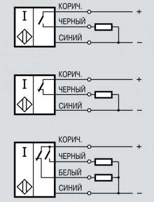 Схемата за индуктивни сензори за близост
