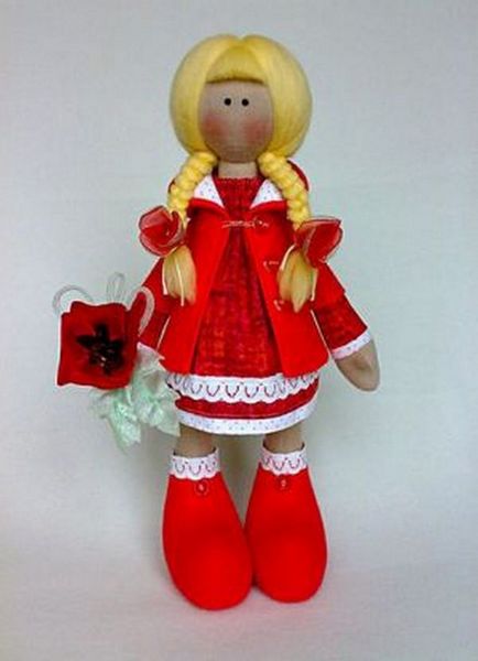 Текстилна кукла с неговия собствен ръце, модели, майсторски клас